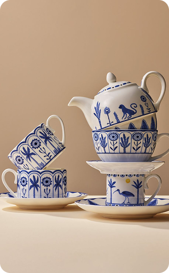 Blue Pottery Cup